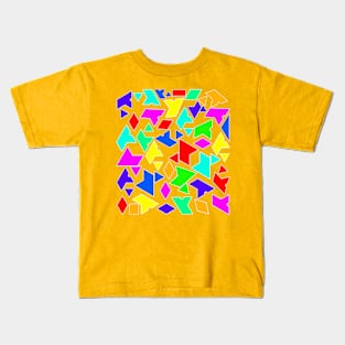 Colorful Geometric Pattern Kids T-Shirt